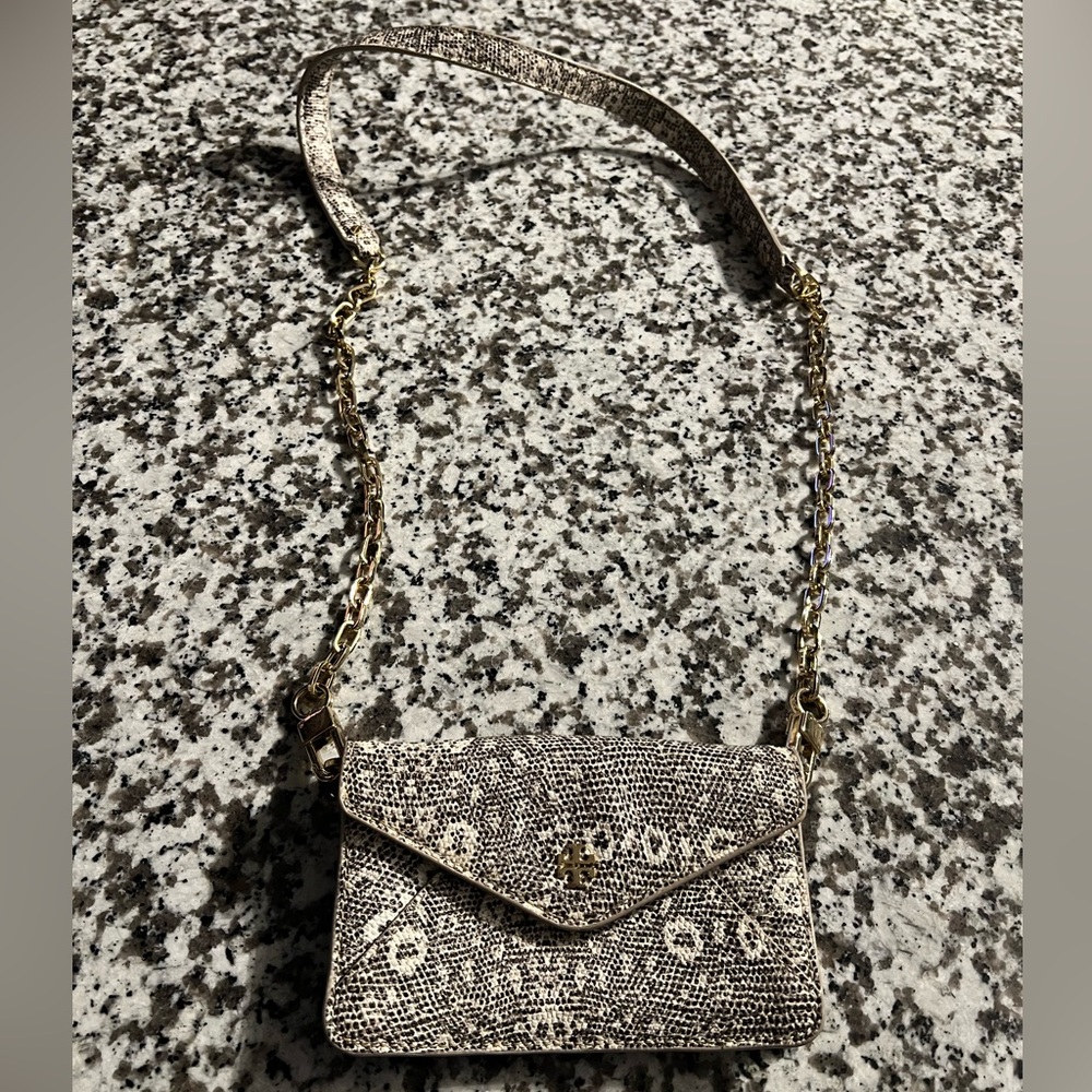 Tory Burch snakeskin print small bag